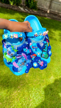 Load image into Gallery viewer, Ocean Blue Stitch Crocs