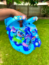 Load image into Gallery viewer, Ocean Blue Stitch Crocs