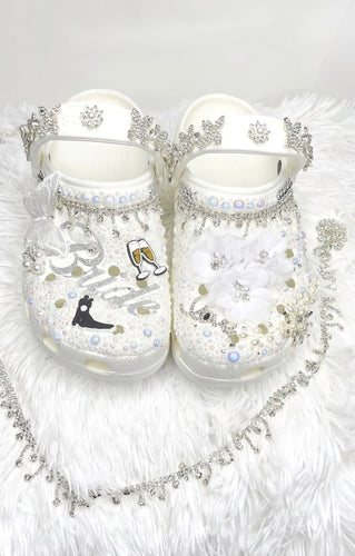 Cinderella Bridal Crocs - Image #1
