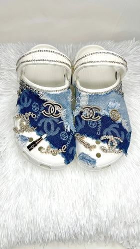 ICY CC DENIM CROCS - Image #1